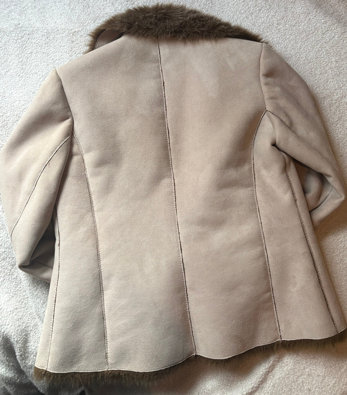 Monsoon Faux Suede/Fur Jacket