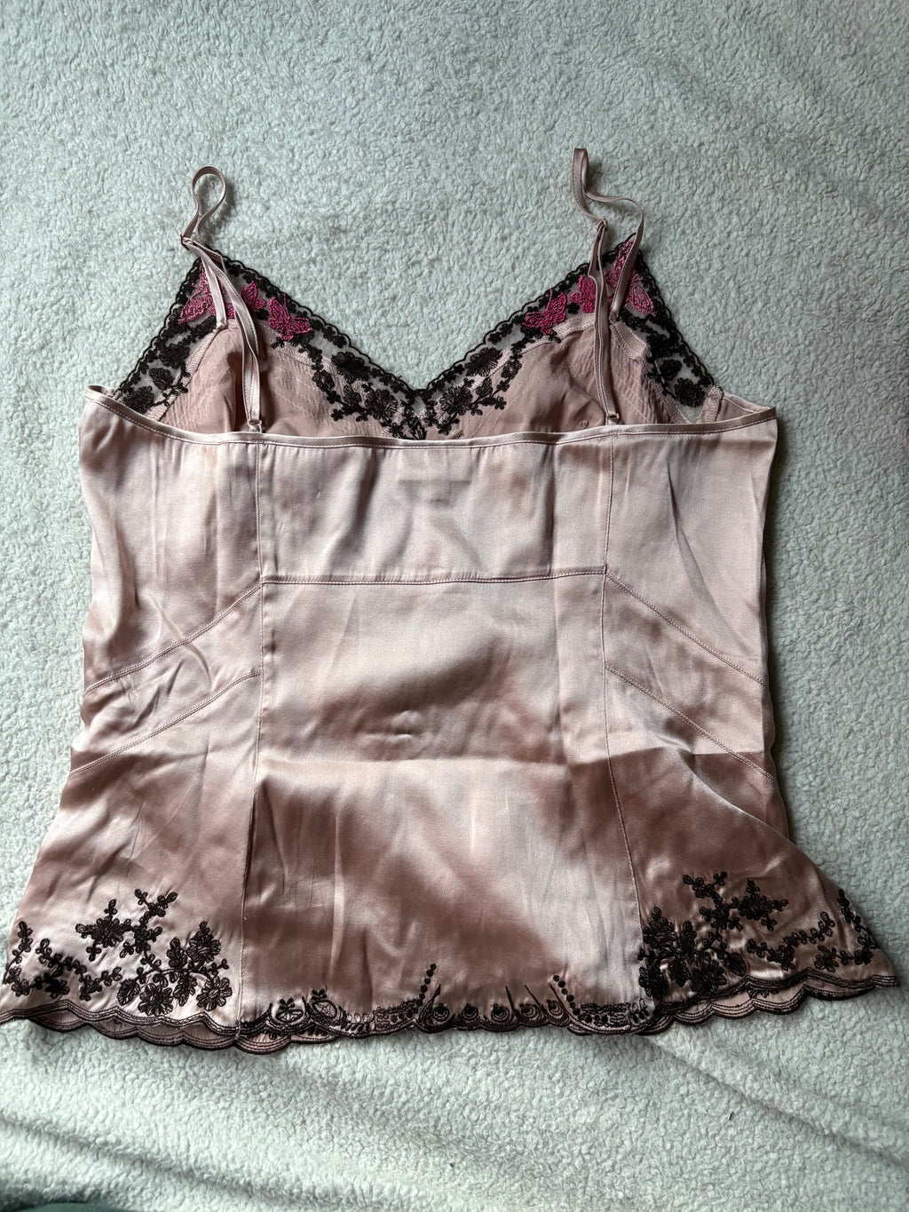 Silk Karen millen Cami with embroidery