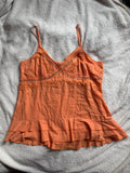 Tiered Orange Beaded Cami
