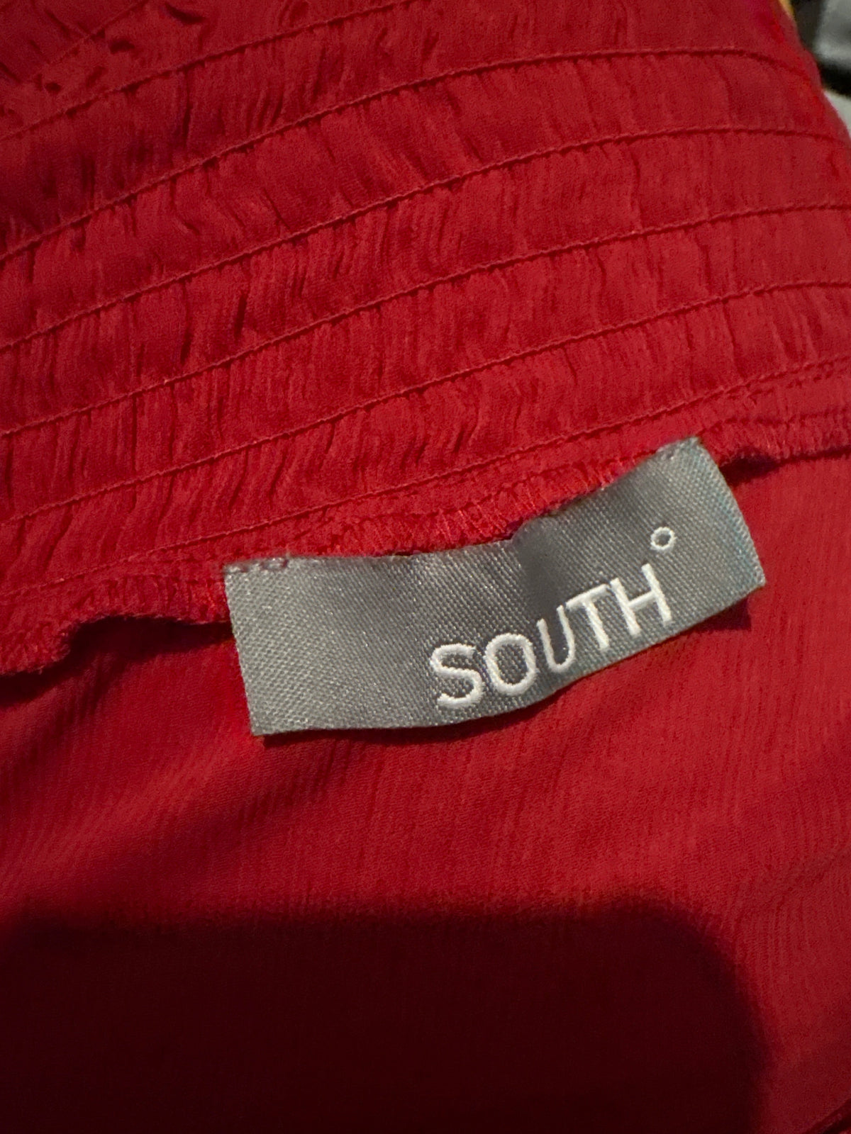Floaty Asymmetric Hem Red cami