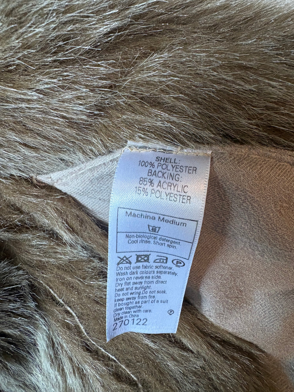 Monsoon Faux Suede/Fur Jacket