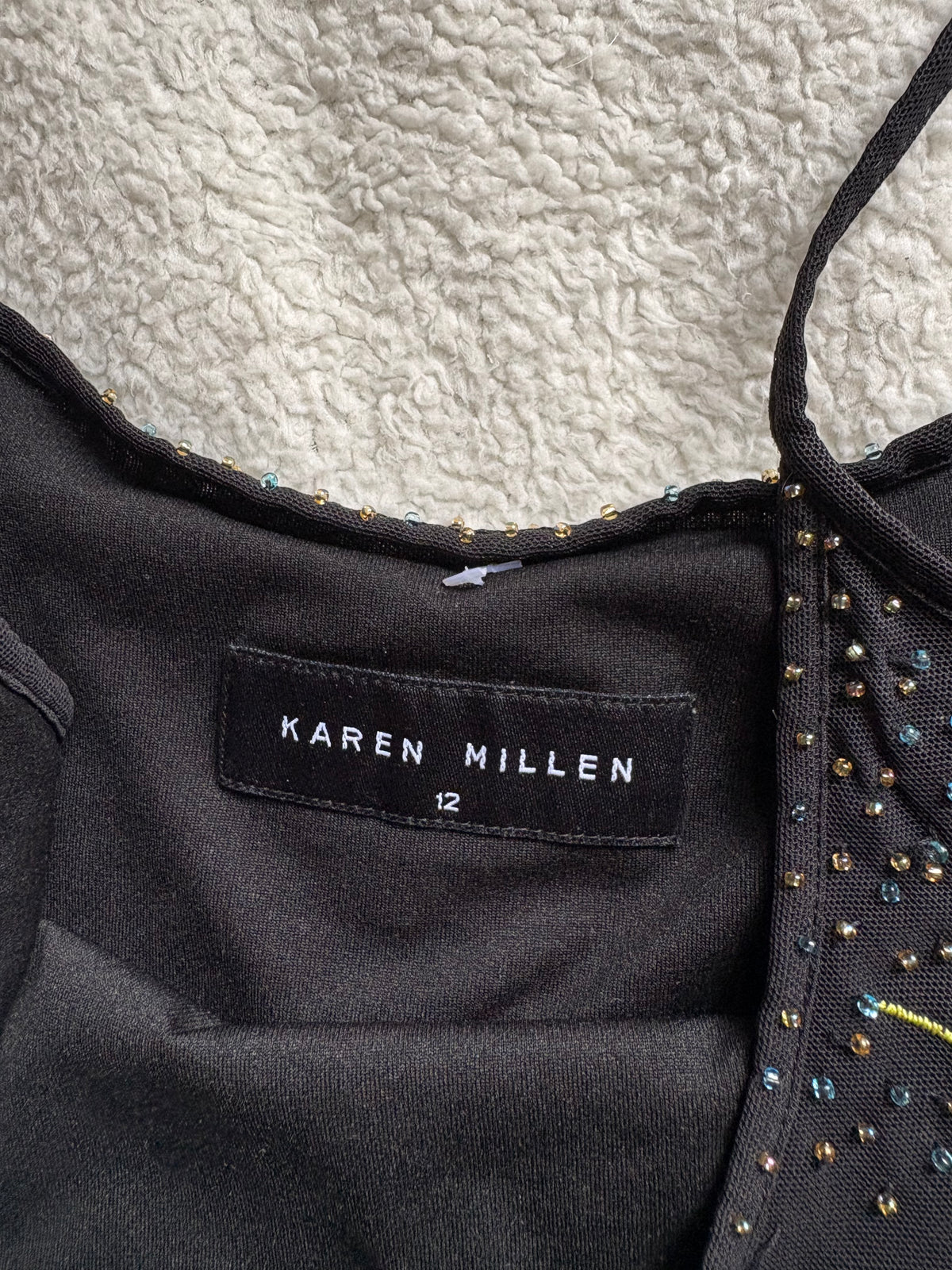 Karen Millen Floral Embroidered Cami with beading